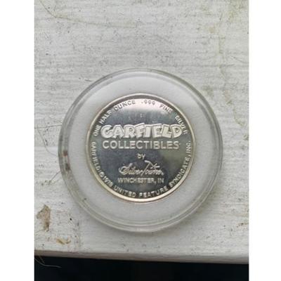 45 collectable coins; rare garfield coin