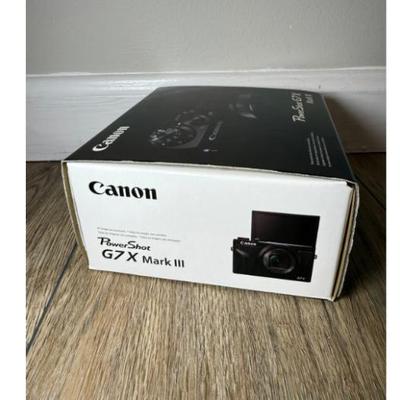 Sale Photo Thumbnail #113: Brand new in box! The viral Canon content creator cam. This camera has been widely sought out all over the country and sells out very quickly. 

Capture unforgettable moments with the Brand New Canon Powershot G7 X Mark III in sleek black. This cutting-ed