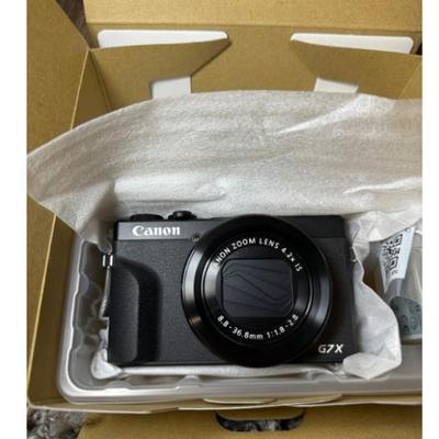 Sale Photo Thumbnail #116: Brand new in box! The viral Canon content creator cam. This camera has been widely sought out all over the country and sells out very quickly. 

Capture unforgettable moments with the Brand New Canon Powershot G7 X Mark III in sleek black. This cutting-ed