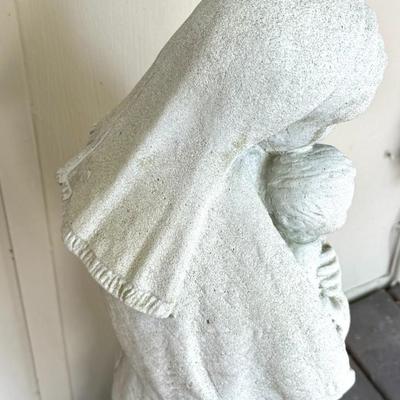 Cement Garden Statue - Mother and Child