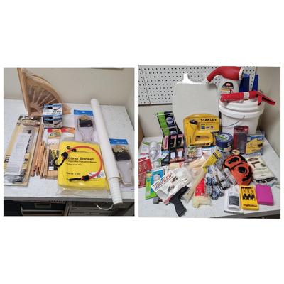 Household Tools & Hardware Lot (G-EL)