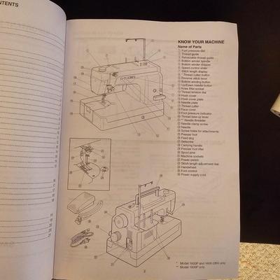 Janome 1600P QC Sewing Machine + Extras. (BGB-JS)J