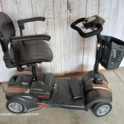 LIKE NEW! RiderXpress Lite Mobility Scooter – 4-Wheel Comfort & Stability - Comes with 2 keys and a charger