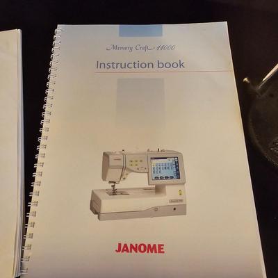 Janome Memory Craft 11000 Sewing & Enbroidery Machine w/Accessories (BGB-JS)