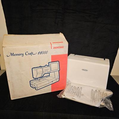 Janome Memory Craft 11000 Sewing & Enbroidery Machine w/Accessories (BGB-JS)