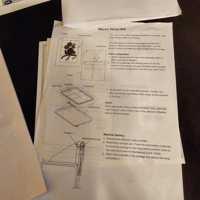 Janome Memory Craft 11000 Sewing & Enbroidery Machine w/Accessories (BGB-JS)