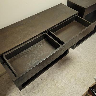 Open Storage Wooden Shelf and Drawers (BO-EL)