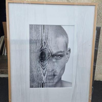 Custom framed artwork
