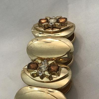 Gold Tone Chunky Bracelet