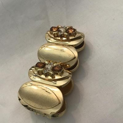 Gold Tone Chunky Bracelet