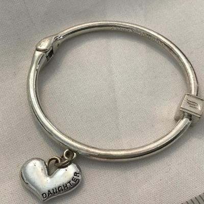 Ashley Bridget Daughter Hinged Bracelet