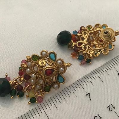 Ethnic Multi Color Earrings