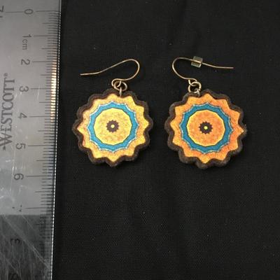 Unique sun, earrings