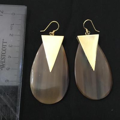 Cute, acrylic, statement earrings