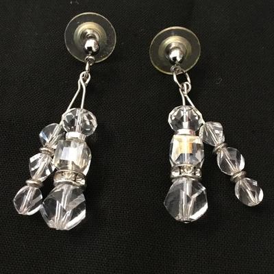 Crystal dangle earrings