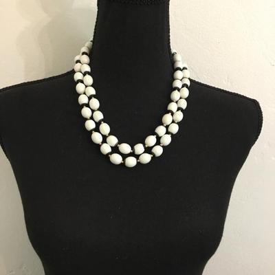 Vintage Hong Kong, double strand necklace