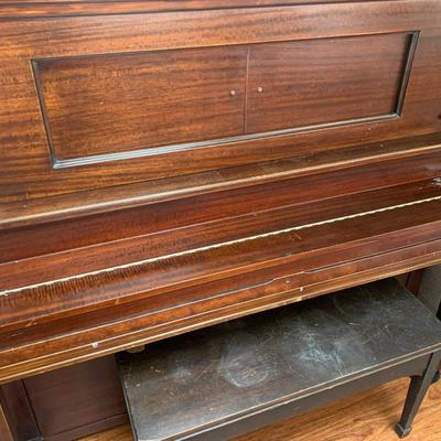 Stroud Pianola Upright Piano & Bench