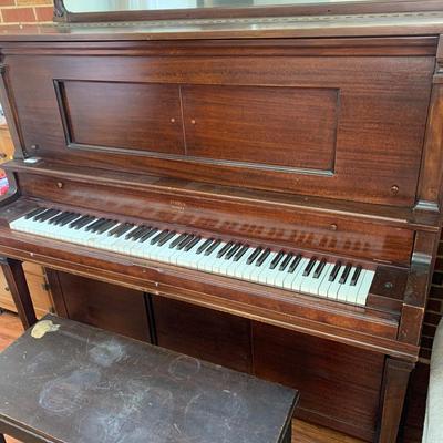 Stroud Pianola Upright Piano & Bench