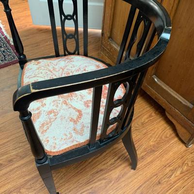 Antique Barrel Back Chair