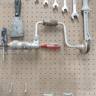 WRENCHES-HANDDRILL-LEVEL AND MORE
