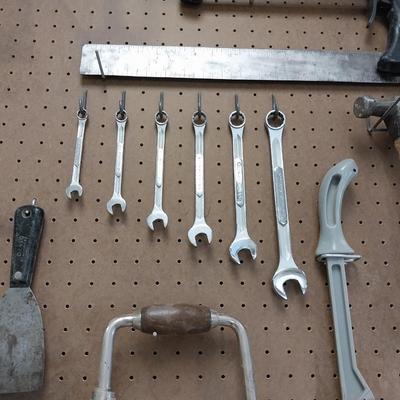 WRENCHES-HANDDRILL-LEVEL AND MORE