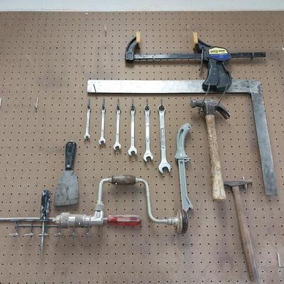 WRENCHES-HANDDRILL-LEVEL AND MORE