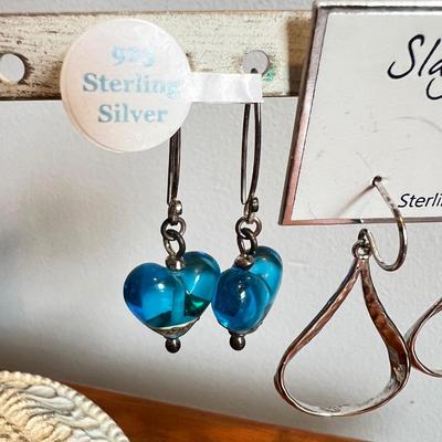 Pierced Earrings Lot - Sterling Posts & Wires