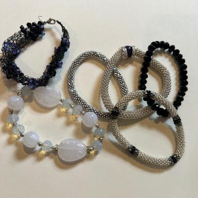 Big Lot Bracelets - Seed Beads, Fresh Water Pearl, Turquoise