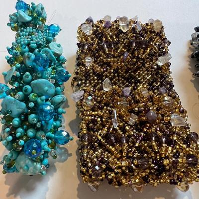 Big Lot Bracelets - Seed Beads, Fresh Water Pearl, Turquoise
