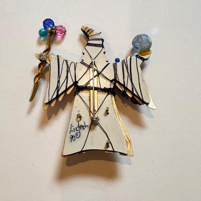 Designer Vintage Brooches Signed Liztech 1990, 1991