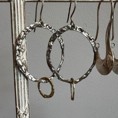 Sterling Silver Pierced Earrings Lot - 82.76 Grams