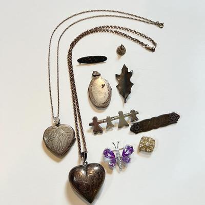 Sterling Silver Jewelry Lot 67.57 Grams - Stieff, Vintage, Contemp.,