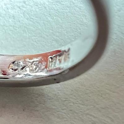 3 Sterling Silver Rings - 12.15 Grams