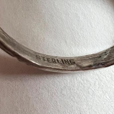 3 Sterling Silver Rings - 12.15 Grams