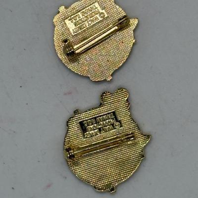 Vintage 1985 30th Anniversary Disneyland New Orleans Square Cloisonné Pins GOLD letters Mickey band member