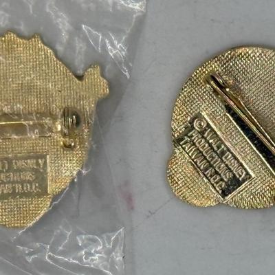 Vintage 1985 30th Anniversary Disneyland Fantasyland Cloisonné Pins Sorcerer Mickey