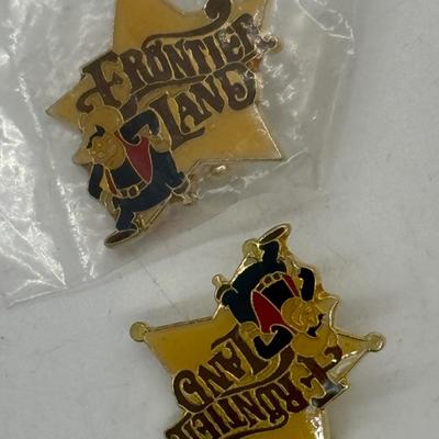 Vintage 1985 30th Anniversary Disneyland Frontierland Cloisonné Pins