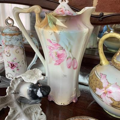 Turn of the Century Porcelain Service Pieces Lot