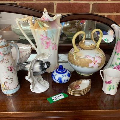 Turn of the Century Porcelain Service Pieces Lot