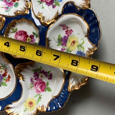 9” Limoges Decorative Seafood Dish