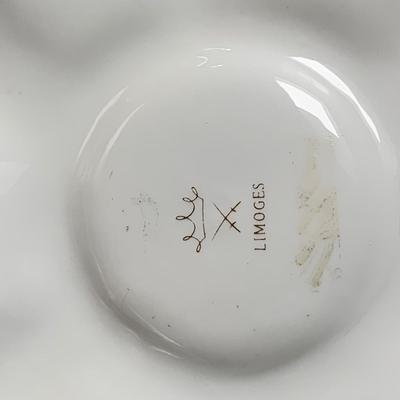 9” Limoges Decorative Seafood Dish