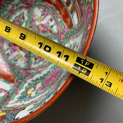 Large Very Heavy Japanese Porcelain Serving Bowl