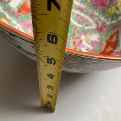 Large Very Heavy Japanese Porcelain Serving Bowl