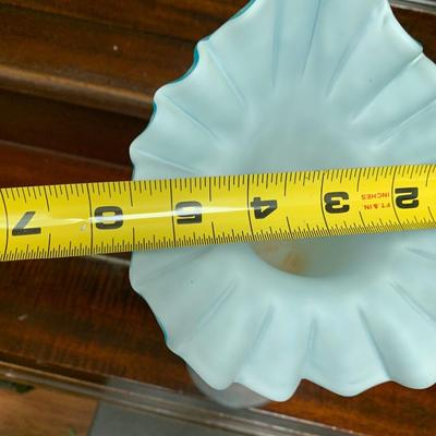 Tall Art Glass Bud Vase
