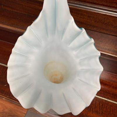 Tall Art Glass Bud Vase