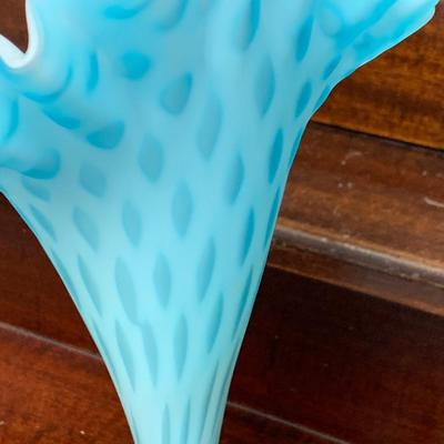 Tall Art Glass Bud Vase