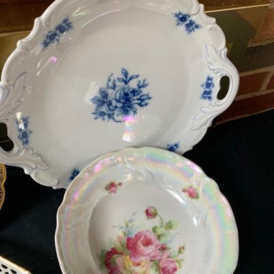 Vintage European China Pieces Lot
