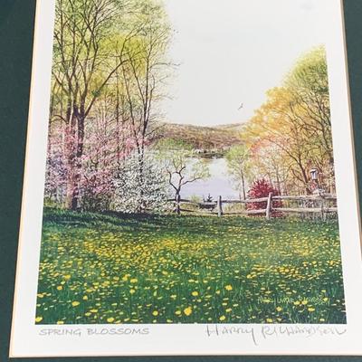 Harry Richardson Signed Art “Spring Blossoms”