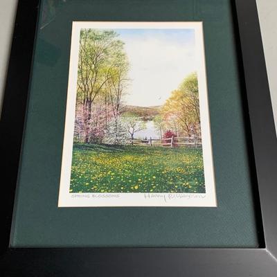 Harry Richardson Signed Art “Spring Blossoms”