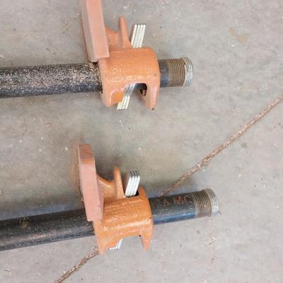 FOUR 3FT CLAMPS